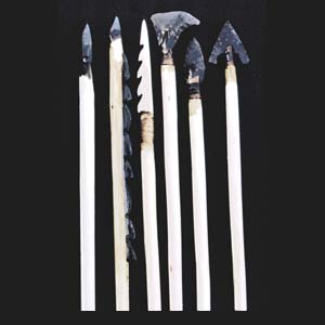 Assortment of arrows - Mesolithic to Bronze-Age